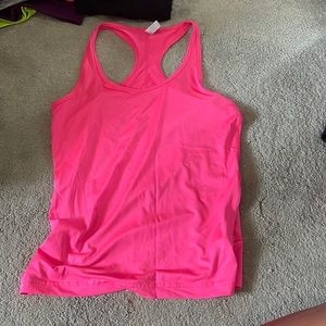 Gap hot pink racer back workout tank